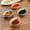 4 colors, variant on Fasiaou 4.5 Inches Lovely Leaf-shaped Seasoning Dishes/Tea Bag Holders/Ketchup Saucer/Appetizer Plates/Vinegar Spice Salad Soy Sushi Wasabi Seasoning Dipping Dishes,1 pc
