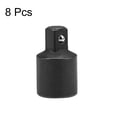 thumbnail image 3 of Unique Bargains 8 Pcs 1/2" Drive (F) x 3/8" (M) Socket Reducers, Female to Male, Cr-V (Black), 3 of 5