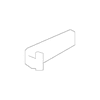 Genuine OE Mitsubishi Handle Cover - 5716A015HE