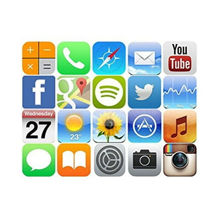 20 iphone ipad Mini Edible Cupcake Decoration Topper (Best Youtube App For Iphone 4s)