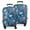 Blue Soccer Elements, variant on Blue Stars and Baseballs Pattern Luggage Cover Fashion Suitcase Cover Baggage Covers Fit 25-28 Inch Luggage (Go Travel)