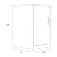 thumbnail image 6 of Space Solutions 24.5 inch High 2 Shelf Mini Storage Locker Cabinet, Welded Metal, Fully Assembled, Vented Door, Red, 6 of 6