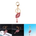 thumbnail image 5 of Lip Keychain Car Circle Key Rings Rhinestone Keychain Sexy Lipsticking Lip Key Chain Rhinestone Purse Charm Decoration, 5 of 5
