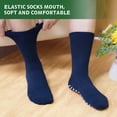thumbnail image 3 of LOFIR Non Slip Grip Socks for Men- 5 Pairs Non Skid Anti Slip Grippy Socks with Gripper for Men Women for Yoga Pilates Hospital, 3 of 7
