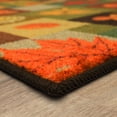 thumbnail image 2 of Mohawk Home Square Fall Leaves Brown and Orange Accent Rug, 2' x 3' 4", 2 of 4