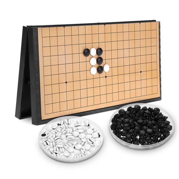 Go Game Set, Portable Folding Go Board Game, Exquisite Pente For Kids Teenager