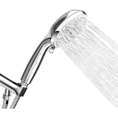 Hancook High Pressure Handheld Head, 5 Spray Settings Massage Spa ...