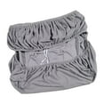 thumbnail image 1 of Rectangle Ottoman Slipcover Washable Jacquard Fabric Storage Ottoman Slipcovers for Most Hinged Lid Storage Ottoman Hotel Bedroom Gray, 1 of 8