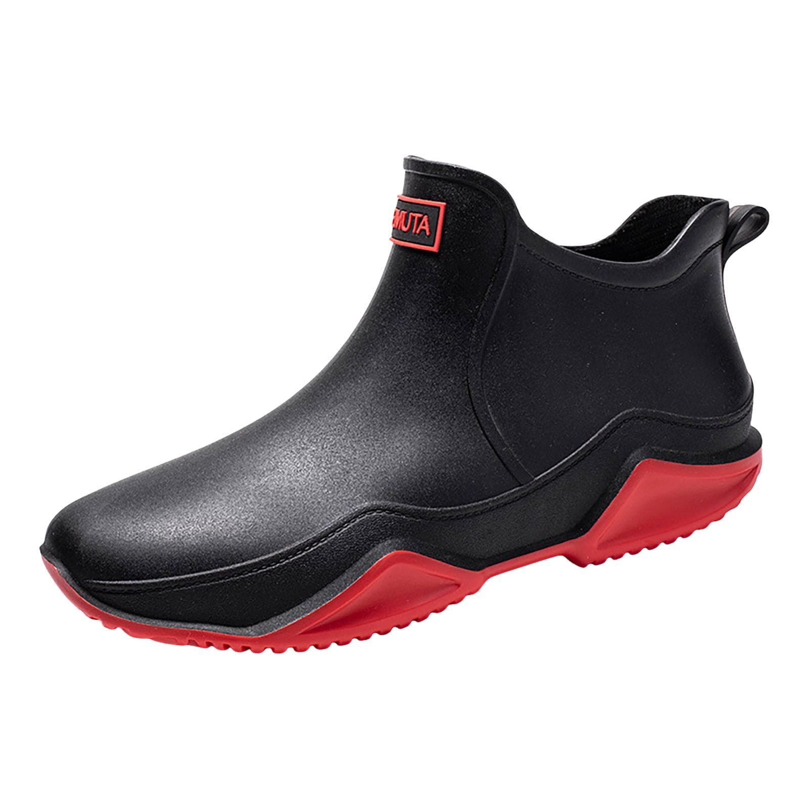 Chenyee Unisex Waterproof Rain Shoes Rubber Ankle Rain Boots Outdoor Non Slip Footwear for Gardening Fishing