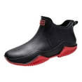thumbnail image 6 of Mepaouo Womens Mens Rain Boots Ankle Deck Booties Waterproof Anti Slip Gardening Work Mud Shoes, 6 of 7