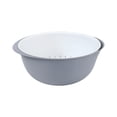 thumbnail image 3 of Juego de colador de cocina, cuenco para lavar y colador, duradero, apilable para uso doméstico, para ensaladas gris grande, 3 of 7