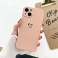thumbnail image 3 of Funda de teléfono de silicona líquida cuadrada de lujo para iPhone 14, 11, 12, 13, Mini Pro Max, X, XS Max, XR, 6, 6s, 7, 8 Plus, SE, 3 of 5