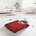 thumbnail image 2 of Highly Advance 2-in-1 Digital & Analog Weighing Scale for Body Weight-400lbs, 4 High Precison GX Sensor Accurate, Thick Tempered Glass, Extra Large Display (Red), 2 of 6