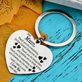 thumbnail image 4 of Mightlink Mother Day Keychain Heart Shaped Pendant Stainless Steel Decorative Keyring Mom Love Care Reminder Perfect Gift, 4 of 7