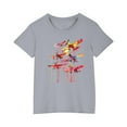 thumbnail image 1 of RXIRUCGD 2025 Vêtements d'Été pour Enfants T-shirt Imprimé Mode Mignon Col Rond Manches Courtes, 1 of 5