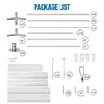 thumbnail image 6 of Luku Party Tent Heavy Duty Wedding Tent Outdoor Canopy Event Shelters Galvanized Canopy Commercial Tent with Removable Sidewall Windows for Outdoor Events Wedding Birthday, 6 of 6