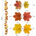thumbnail image 2 of Coolmade 2 Pack 5.9ft Fall Garland Maple Leaf Hanging Vine Garland Artificial Autumn Foliage Garland Thanksgiving Decor for Home Wedding, 2 of 7