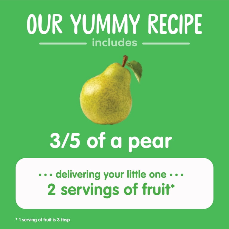Happy Baby Organics Clearly Crafted, Stage 1, Pears Organic Baby