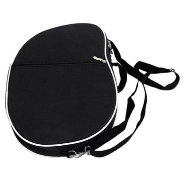 Simple Waterproof Padded Lyre Storage Carrying Bag Case Zipper 10 16 19 Strings Handbags with Pocket Black