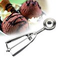 thumbnail image 2 of BAETEUY 3Pcs/Set Stainless Steel Ice Cream Ball Spoon Non-stick Anti-freeze Ergonomic Spring Handle Dishwasher Safe Heavy Duty Fruit Scoop Kitchen Supplies, 2 of 7