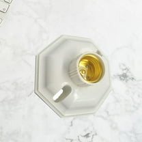 HAKIDZEL 1Set Business Owners Porcelain Light Socket Base 4.3x3.5x2in