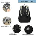 thumbnail image 4 of FORMRS Unisex School Backpack 17" Student Travel Bag with Laptop Compartment, Beige Floating Whale, 4 of 7