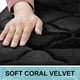 thumbnail image 2 of Non-Slip Bath Mat, Soft Memory Foam Bathroom Mat, Absorbent Bath Mat, Machine Washable - 40 x 60 cm, Black, 2 of 5