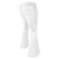 thumbnail image 6 of Blekii Men's Bell Bottom Jeans, 70S Disco Style Flared Denim Pants, Retro Wide Leg Trousers for Vintage Fashion, Stretch Comfort Fit, Statement Bottoms for Parties, Concerts, Or, 6 of 8