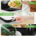 thumbnail image 4 of Nutrichef 3L Electric Kitchen Composter - Composts Organic Material & Food Scraps  Countertop Automatic Compost Bin  Dry, Crush, & Cooling Functions  Perfect for Kitchens & Apartments  White, 4 of 7