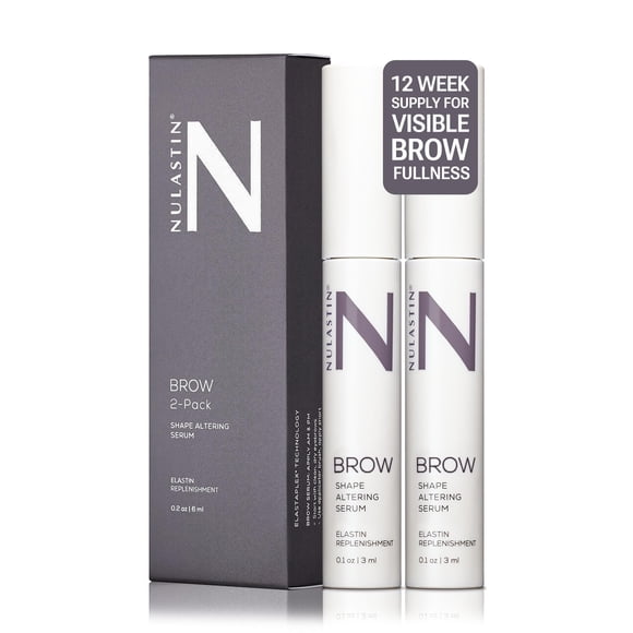 NULASTIN Suero para cejas para cejas de aspecto más grueso, suero que altera la forma de las cejas, reduce la caída y fomenta cejas más llenas y de aspecto más juvenil, con queratina y péptidos (2 uni