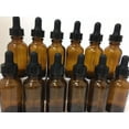 thumbnail image 4 of 2 oz AMBER Boston Round Glass Bottle - w/ mist sprayer - pack of 12, 4 of 6