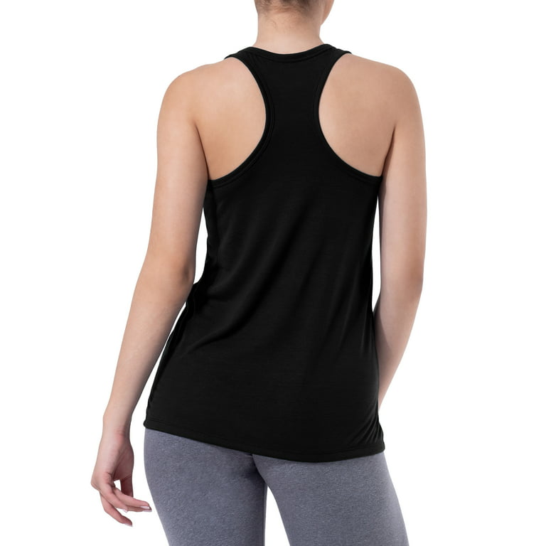 Athletic Works Women's Core Active Racerback Tank Top, 3-Pack