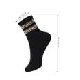 thumbnail image 2 of 6 Pairs Fashionable Leopard Print Cotton Socks for Women Multi Color Animal Print Socks 6 Pairs, 2 of 8