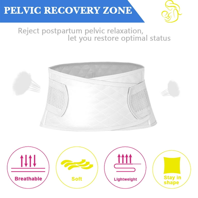 LNKOO 3 In 1 Postpartum Support Recovery Belly Waist Pelvis Belt Body, M L  XL Size Postpartum Support Band Belly Wrap Girdle