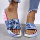 thumbnail image 1 of Zapatos de playa para mujer, informales, multicolor, con tacones bajos, para exteriores Wmkox8yii ytu11303, 1 of 3