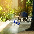 thumbnail image 4 of Boreal Craft Triple Nozzle Pressure Washer Triple Nozzle Triple Nozzle Pressure Washer Nozzle Ceramic Core 360° Rotating Nozzle With 1/4" Connector Faucet Head Stainless Steel Faucet Kitchen Stainless, 4 of 5
