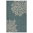 thumbnail image 1 of homeroots home decor 393744 5' x 7' Bleu Récif de Corail Espace Extérieur Intérieur Tapis, 1 of 1