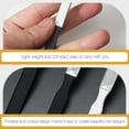 thumbnail image 2 of CHUANK Stainless Steel Nail Files Set - Double-sided Manicure Tool (2pcs), 2 of 7
