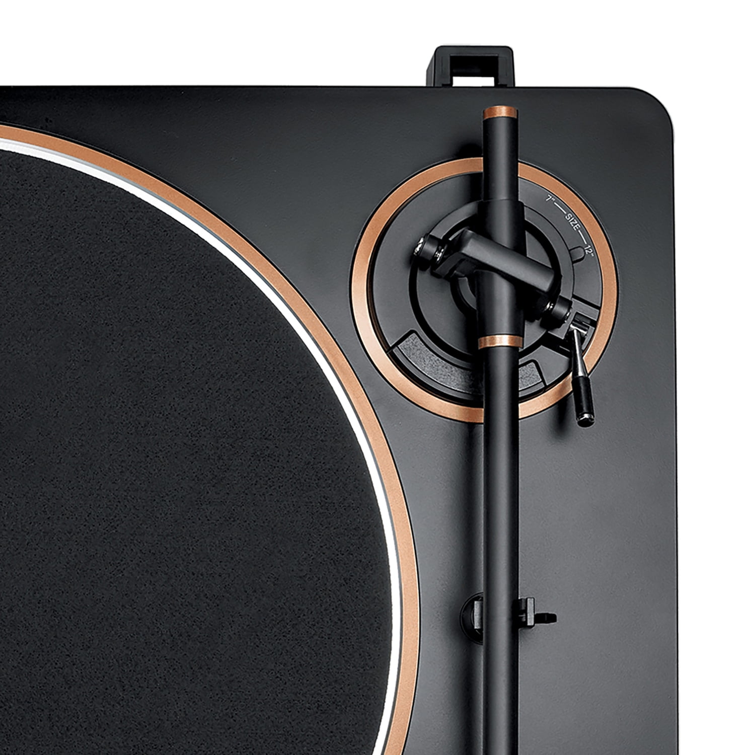 Audio-Technica 2-Speed Belt-Drive Fully Automatic Turntable with Bluetooth, aptX, 45 RPM Adapter, Switchable Preamp, and RCA Out , Black/Bronze
