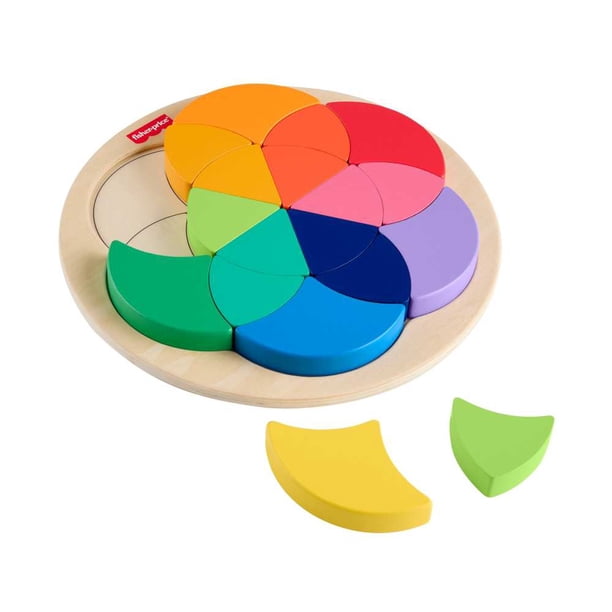 Juguete para Bebés Mattel Fisher-Price Rompecabezas Colorido de Madera