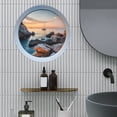 thumbnail image 4 of Wall Decoration Stickers 10.7 Inches Multi Scene Applicable Simulation Of Summer Sea View Bedroom Living Room Bathroom Home Decoration Wall Sticker, 4 of 5