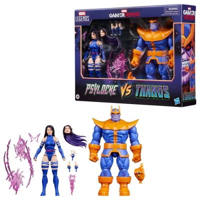アメコミ MARVEL GAMERVERSE PSYLOCKE vs THANOS Marvel Legends Gamverse Psylocke Vs Thanos - Walmart.com