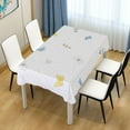 thumbnail image 7 of Cute Butterfly Rectangle Tablecloth, Dust Proof Anti Wrinkle Wipeable Table Cloth Tabletop foration of Dinner Kitchen Wedding Holiday Party 60"x90" Decor Gift, 7 of 7