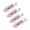 purple, variant on 4pcs/set Seamless No Bend No Mark Hairpin Curl Makeup Hair Clip Hair Style Bang Clip for Women