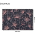 thumbnail image 3 of GZHJMY Cherry Blossoms Flower Floral Bath Mat for Bathroom Rugs Rectangle Carpet for Shower, Fluffy Absorbent & Machine Washable, 16x24 Inch Carpet Runner, 3 of 5