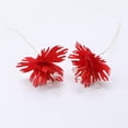 thumbnail image 4 of 10 unids/pieza de Mini cabeza de flor Artificial, decoración para hogar para bodas, DIY, caja para álbum de recortes, flores rojo Macarena Cintas para el cabello de la moda, 4 of 8