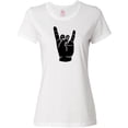 thumbnail image 3 of Inktastic Rocker Horns Women's T-Shirt, 3 of 5