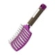 thumbnail image 3 of Soidarity 1 cepillo para el cabello, peine para masaje del cuero cabelludo, cepillo para el cabello con cerdas de nailon para mujeres, cepillo para Cuidado del cabello Violeta nylon Soidarity CE000762-10, 3 of 6