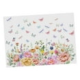 thumbnail image 3 of La ventana de de la flor se aferra, etiquetas engomadas de la ventana de la película, etiqueta floral del vidrio de para la pared, 3 of 9