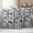 Blue, variant on Beige Flower Pattern Outdoor Waterproof Pillow Covers, Retro Country Tie-dye Floral Abstract Blue Decorative Square Throw Pillowcase Sofa Cushion Sham for Patio/Couch/Chair, 26"x26" 2 Pack